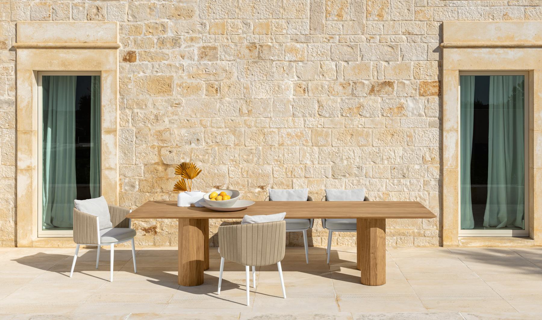 Talenti Salinas Rectangular Table Teak Outdoor