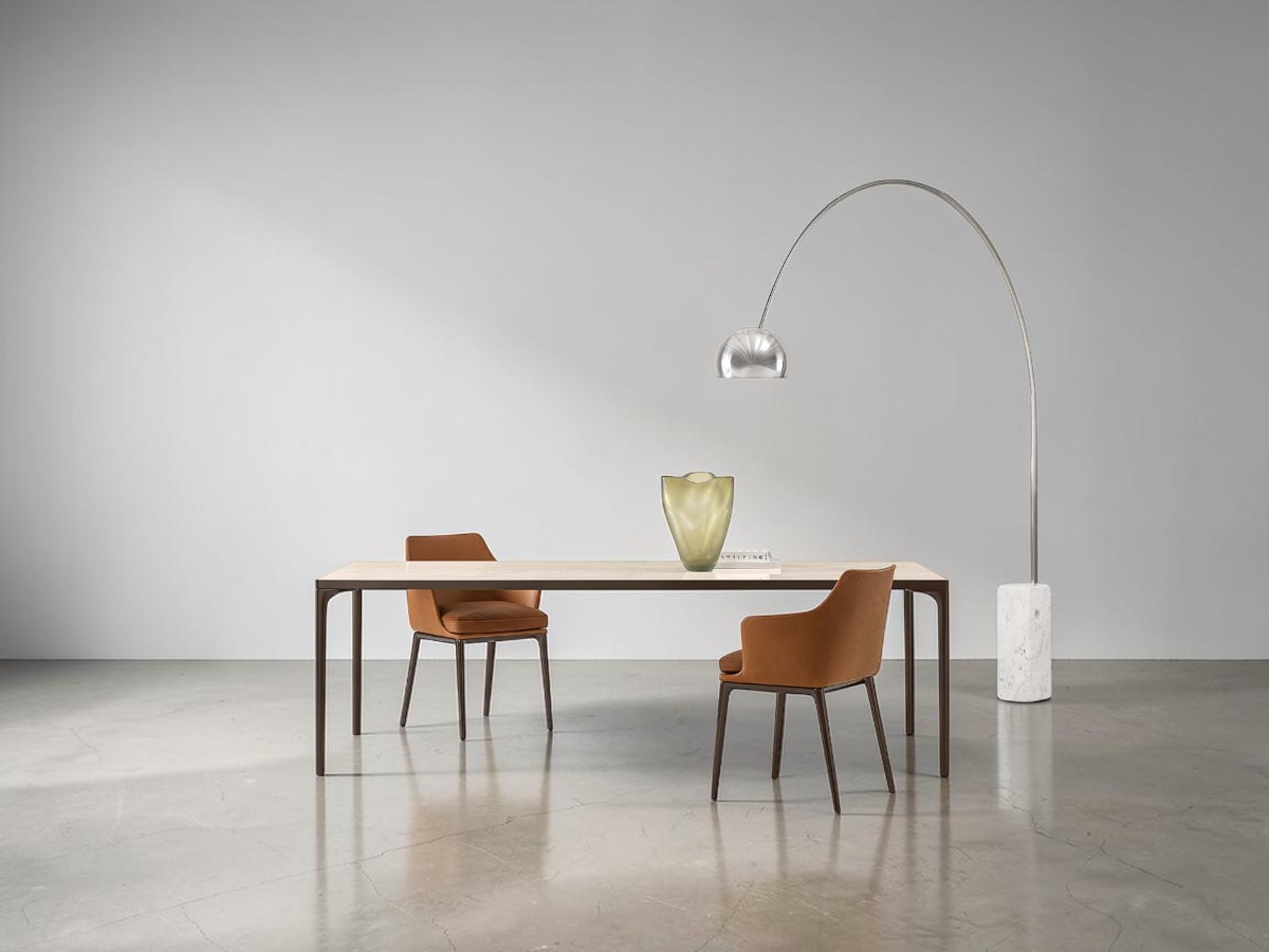 Talenti Soul Dining Table Burnished Legs Indoor