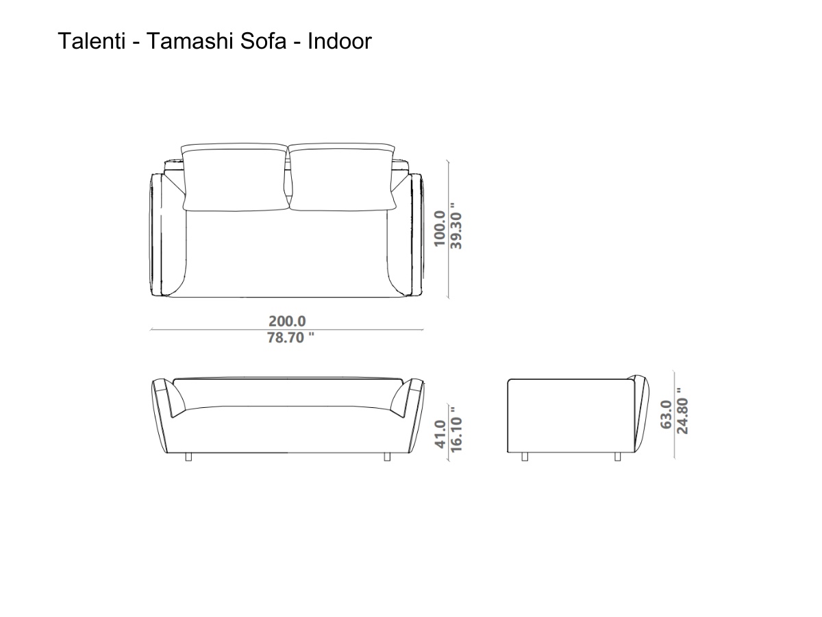 Talenti Tamashi Sofa 200 Indoor