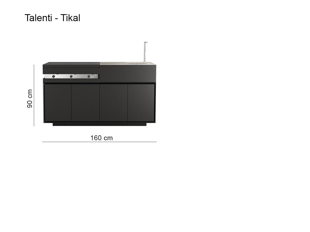 Talenti Tikal Kitchen 2 Module With Snack Top