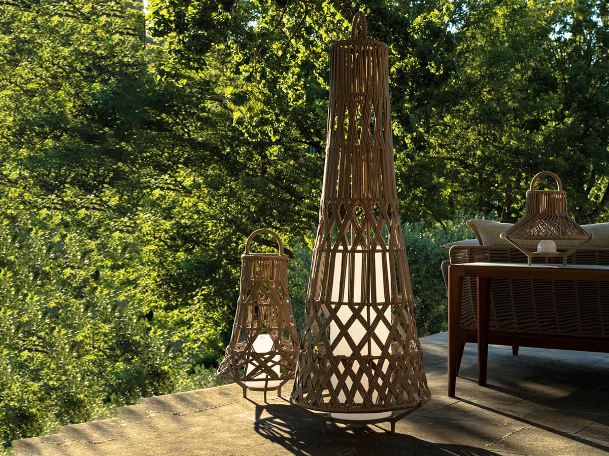 Talenti Tribal Big Outdoor Floor Lamp