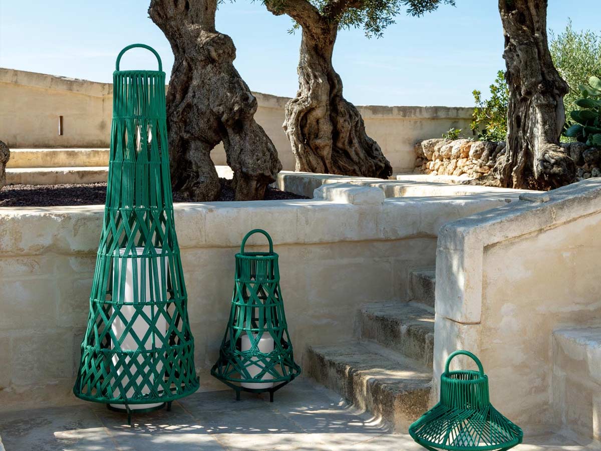 Talenti Tribal Big Outdoor Floor Lamp