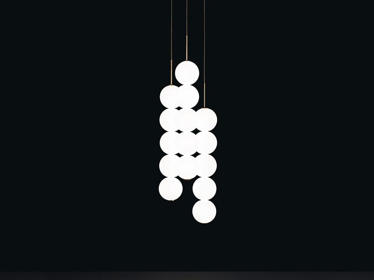 Terzani Abacus 3 Round Suspension Lamp Small