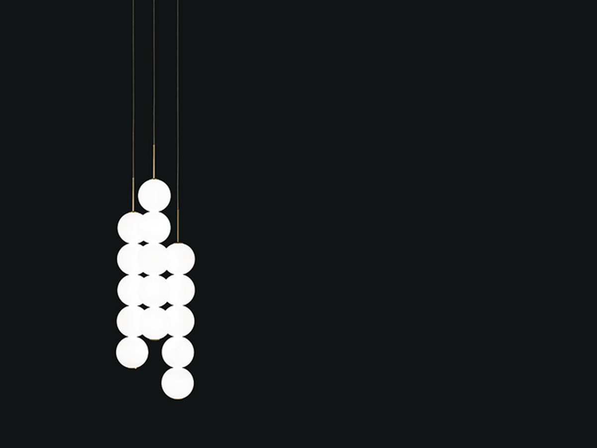 Terzani Abacus 3 Round Suspension Lamp Small
