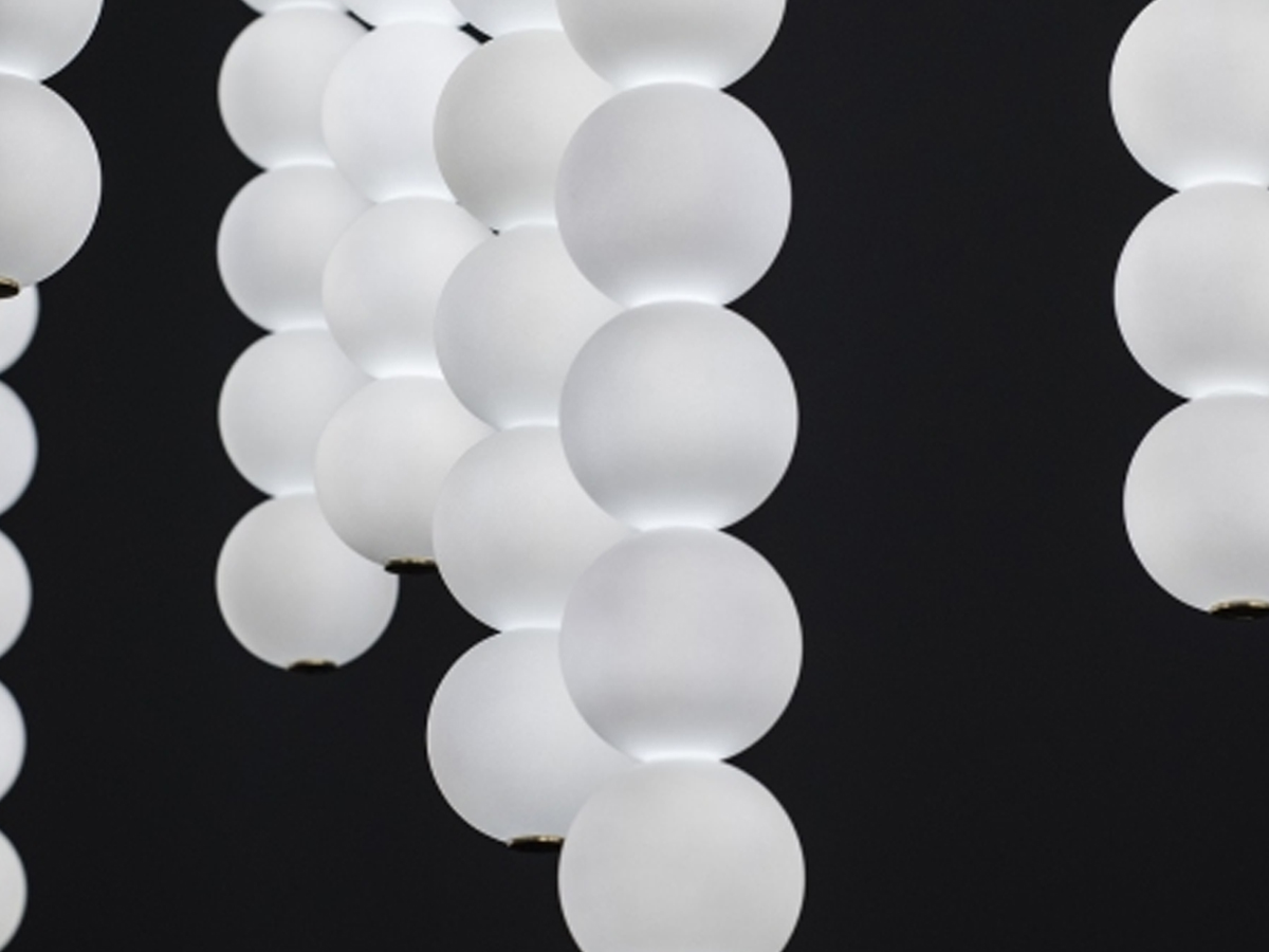 Terzani Abacus Linear Suspension Lamp Medium