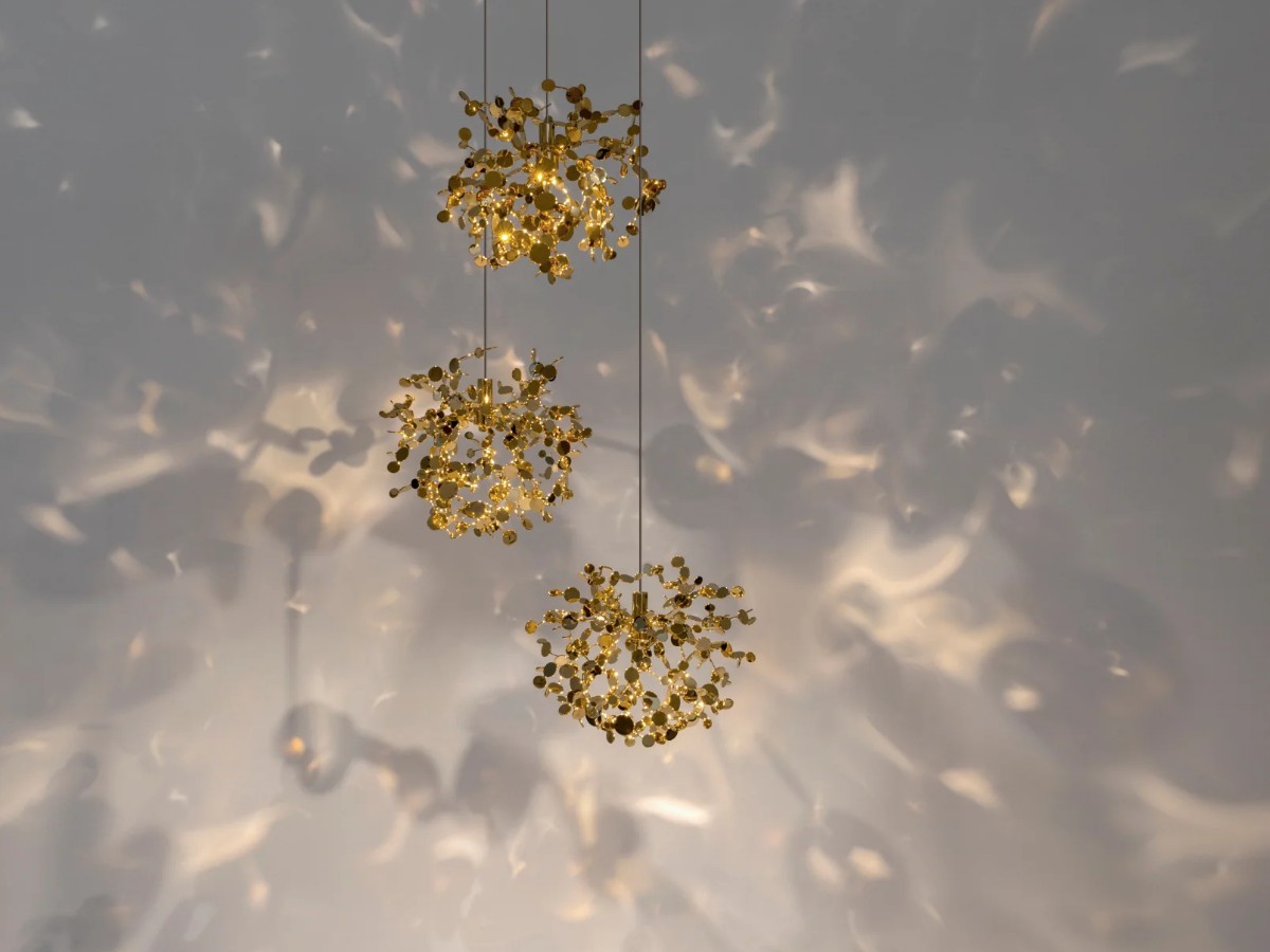 Terzani Argent Mon Bijou Suspension Lamp 3 Lights
