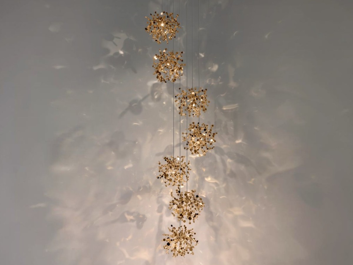 Terzani Argent Mon Bijou Suspension Lamp 7 Lights