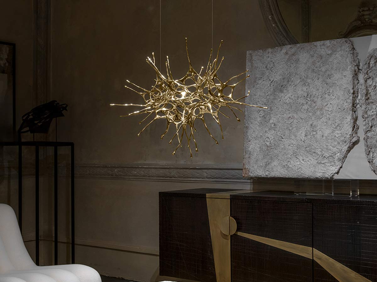 Terzani Dragon Linear Suspension Lamp 10s