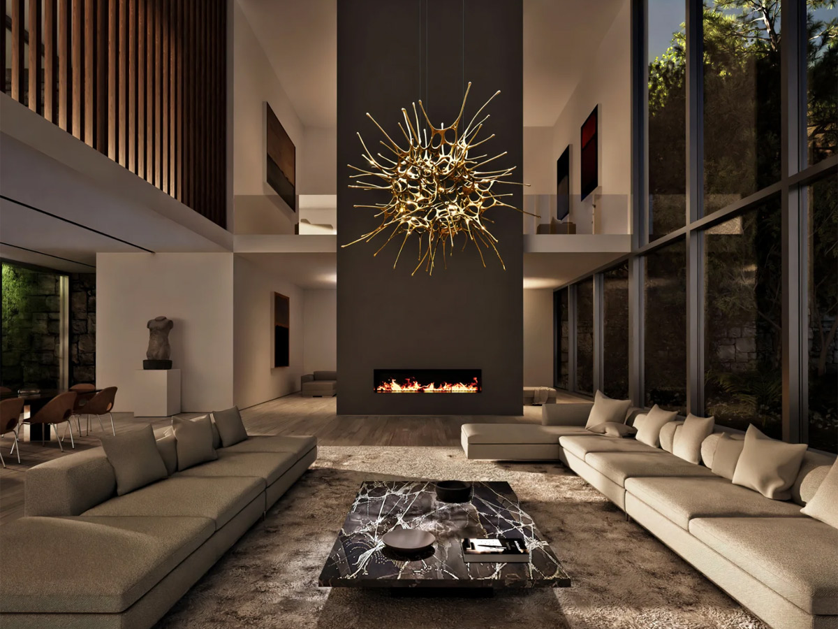 Terzani Dragon Round Suspension Lamp 11m