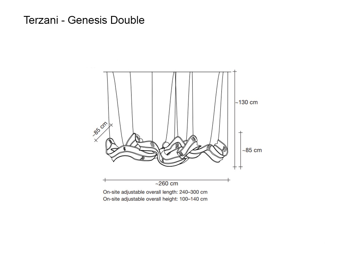 Terzani Genesis Double Suspension Lamp