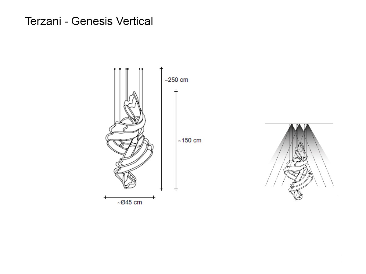 Terzani Genesis Suspension Lamp Vertical