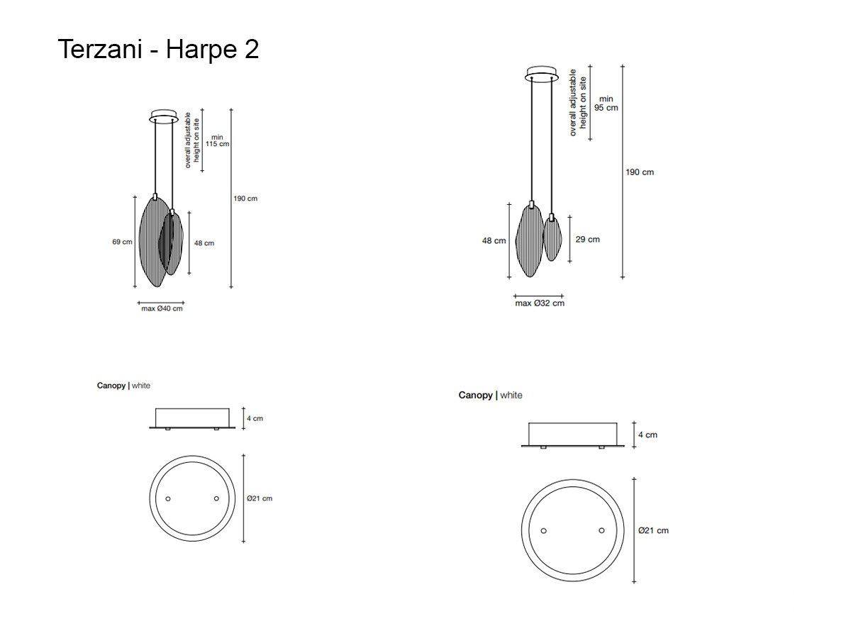 Terzani Harpe 2 Suspension Lamp