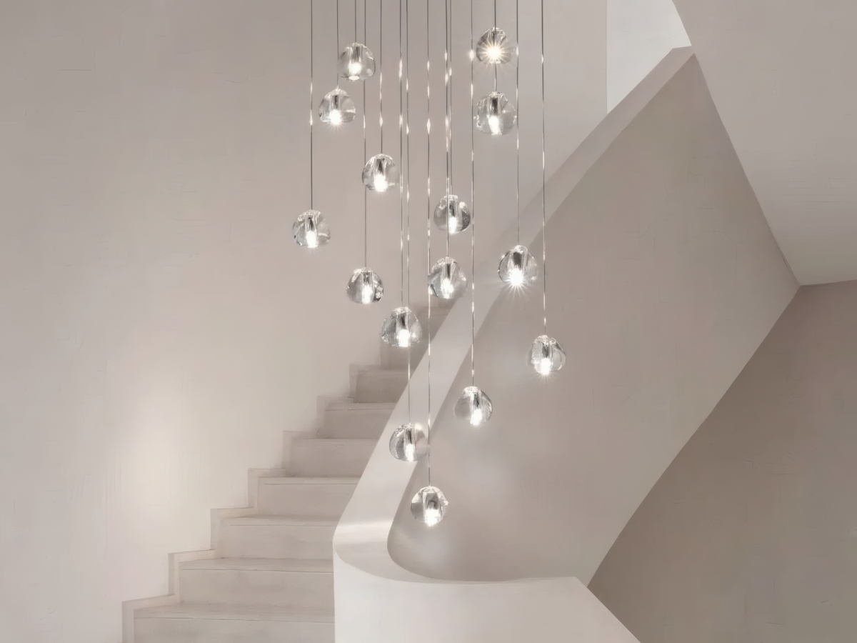 Terzani Mizu 15s Suspension Lamp Rectangular Multi Lights