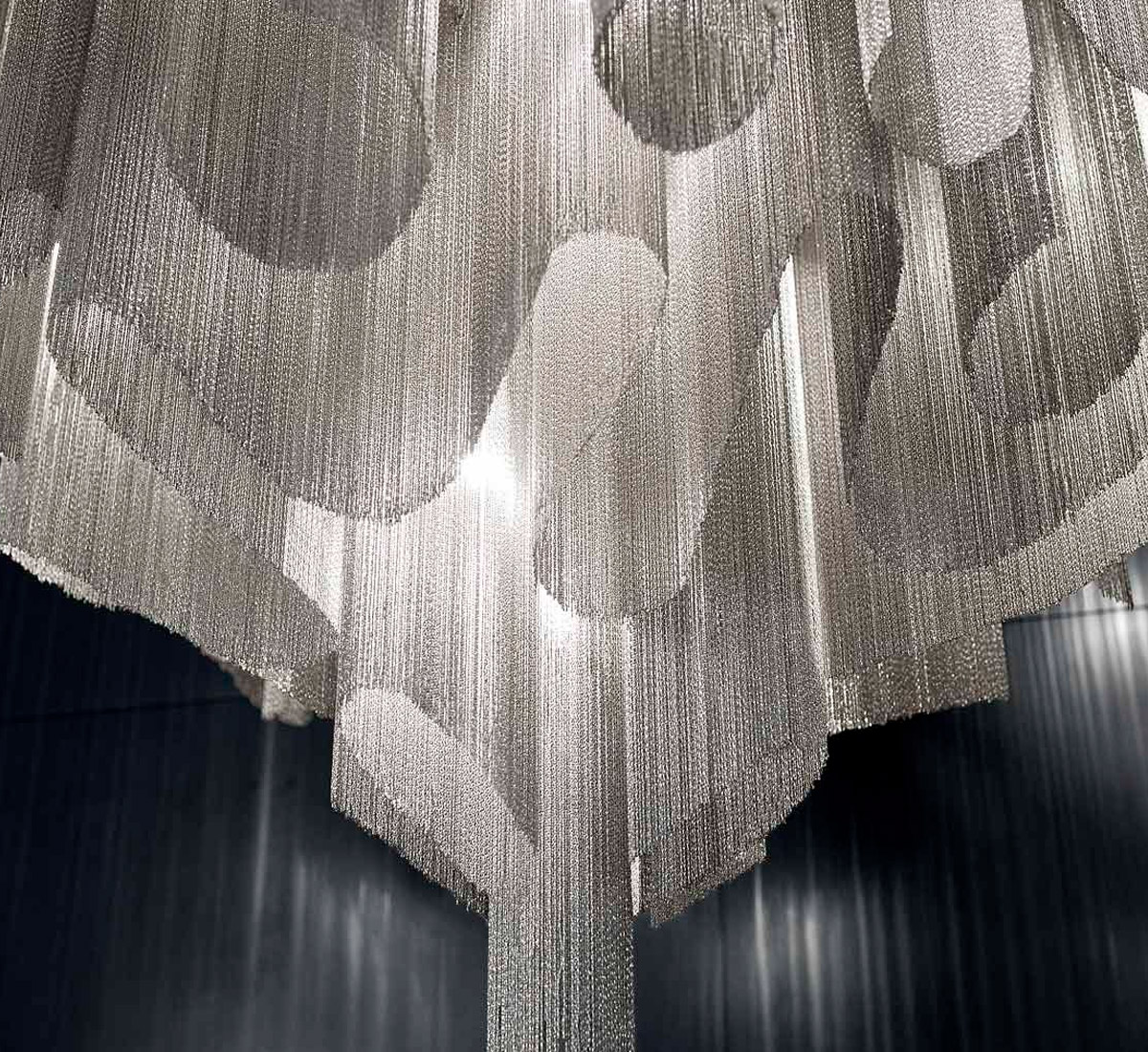 Terzani Stream Suspension Lamp L 140 Cm