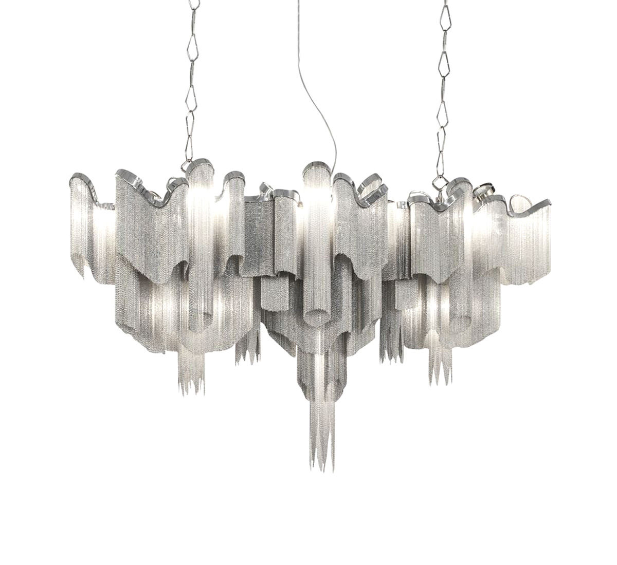 Terzani Stream Suspension Lamp L 140 Cm