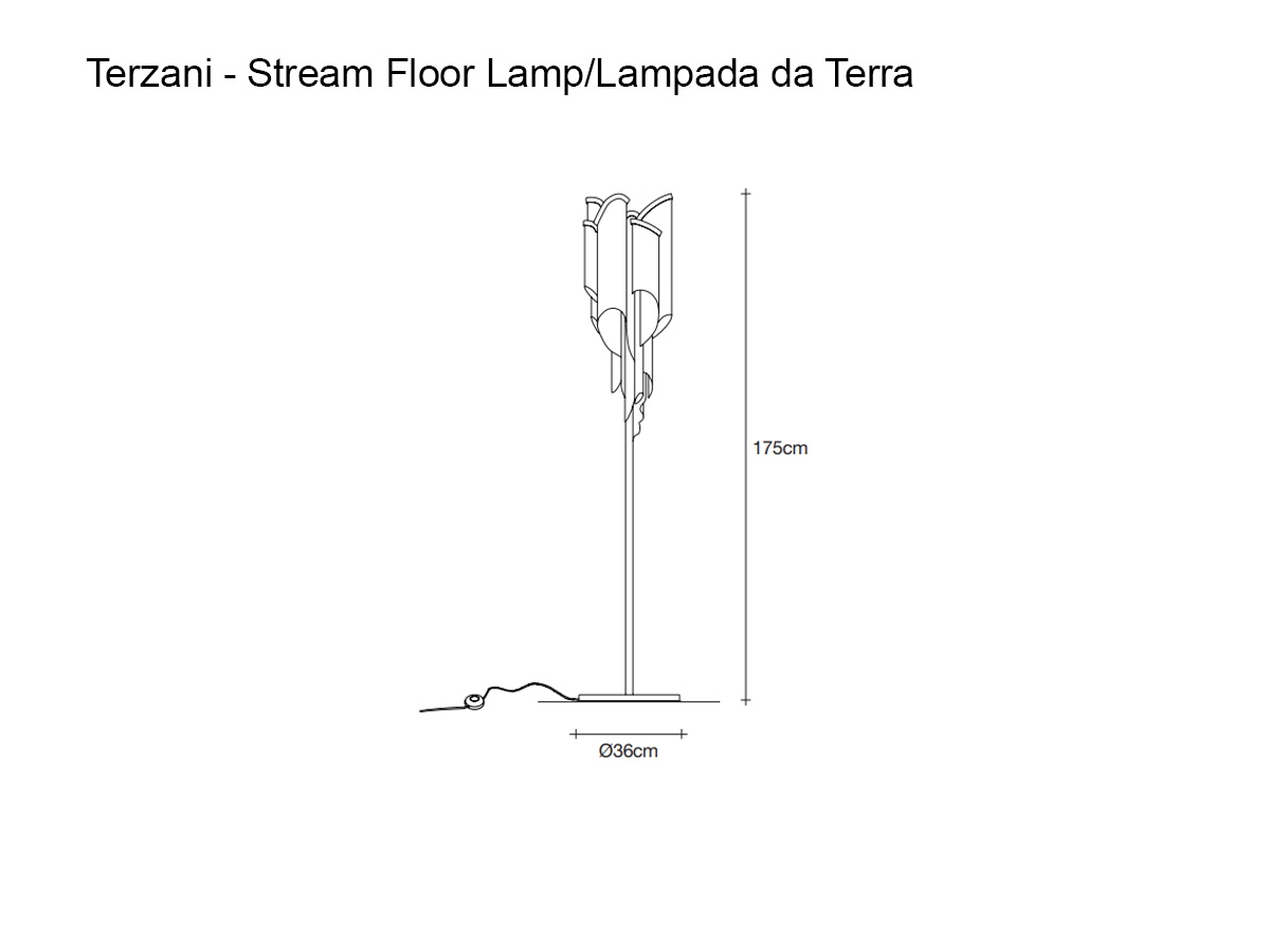 Terzani Stream Floor Lamp