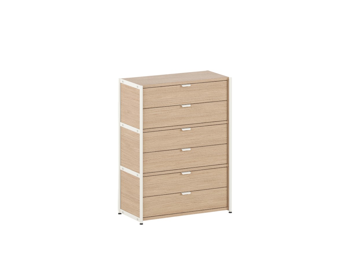 Tiptoe Unit Shelf Chest Of Drawers 1 Column H 110 Cm