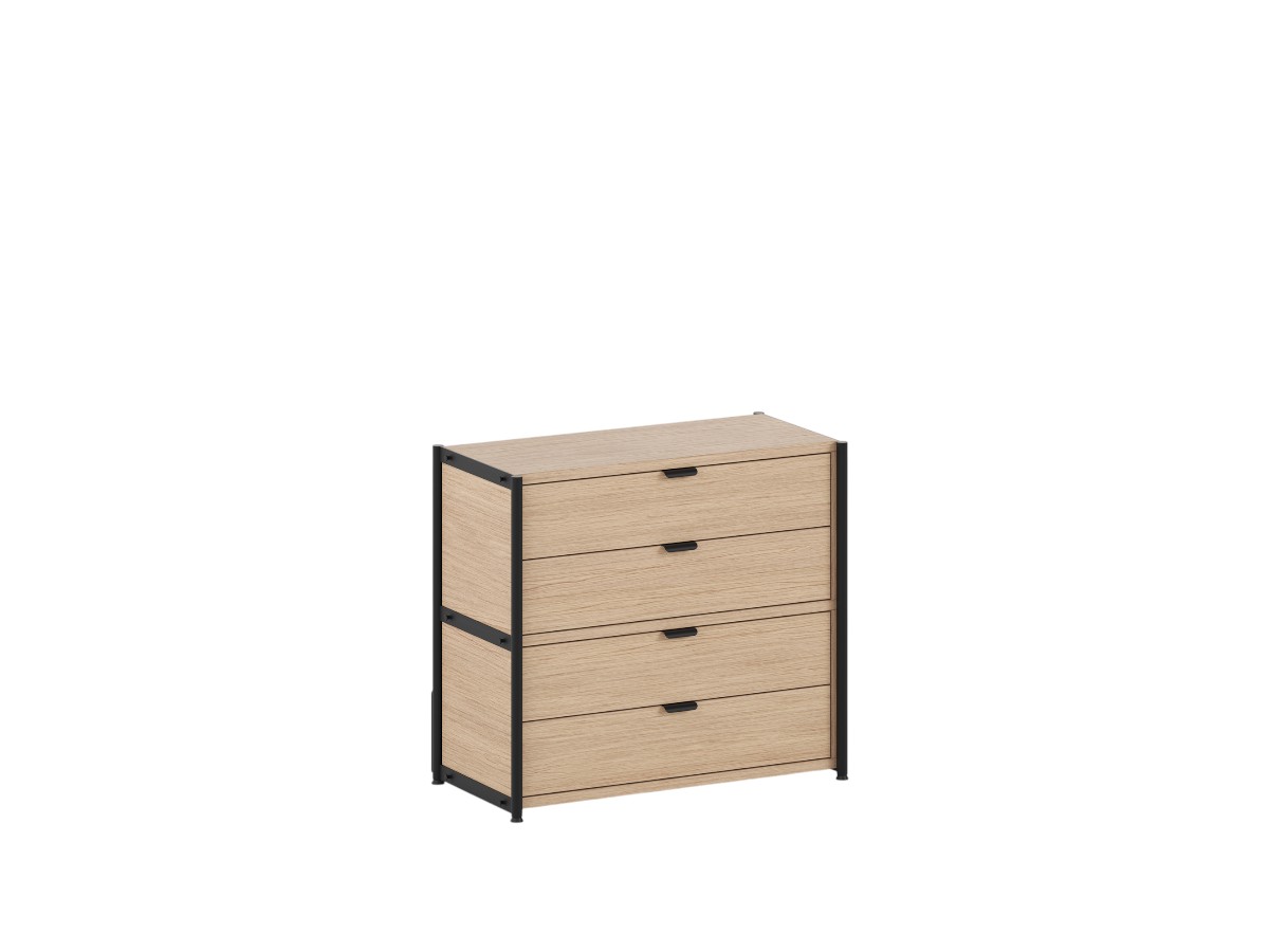 Tiptoe Unit Shelf Chest Of Drawers 1 Column H 75 Cm