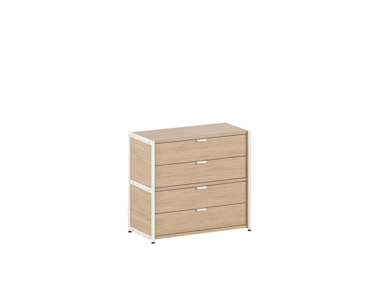 Tiptoe Unit Shelf Chest Of Drawers 1 Column H 75 Cm