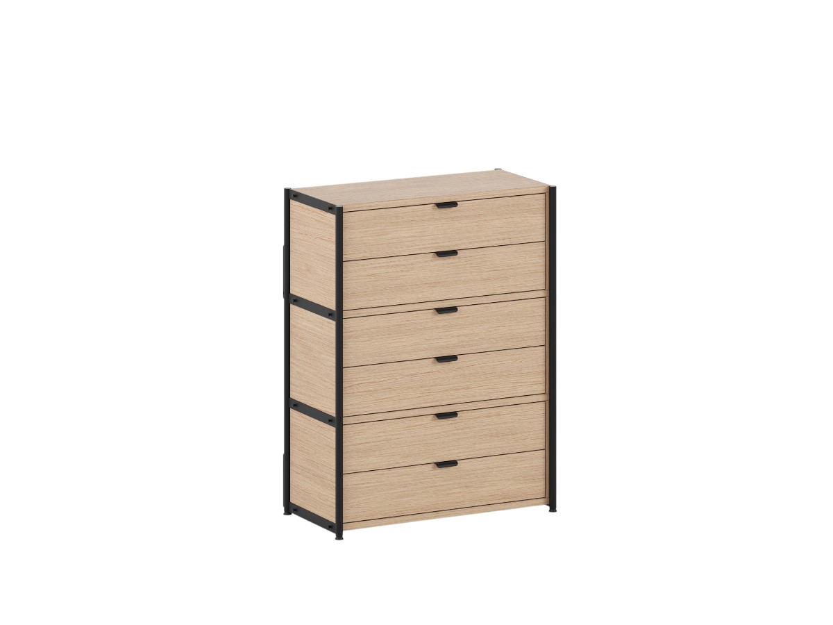Tiptoe Unit Shelf Chest Of Drawers 1 Column H 110 Cm