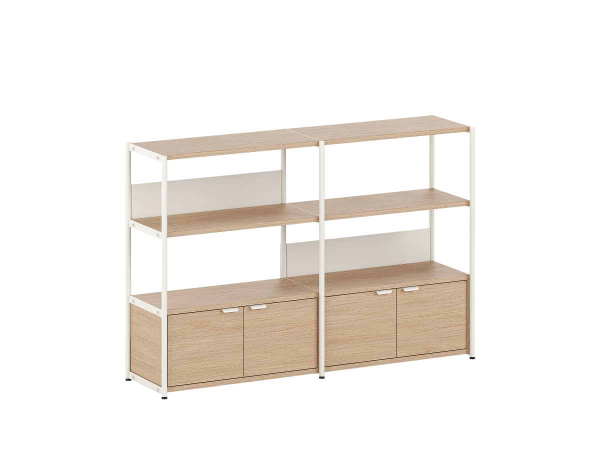Tiptoe Unit Shelf L 164 Cm H 110 Cm With 2 Doors