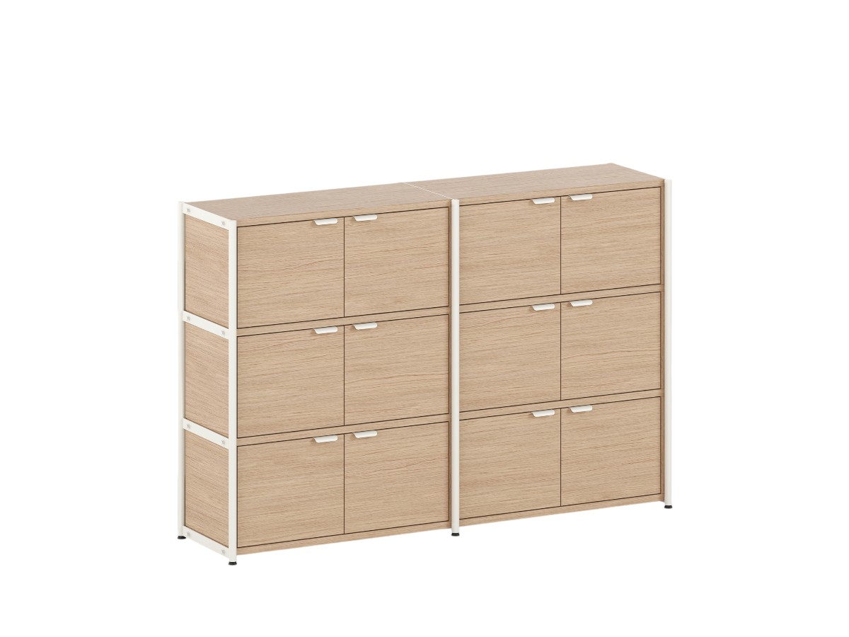 Tiptoe Unit Shelf L 164 Cm H 110 Cm With 6 Doors
