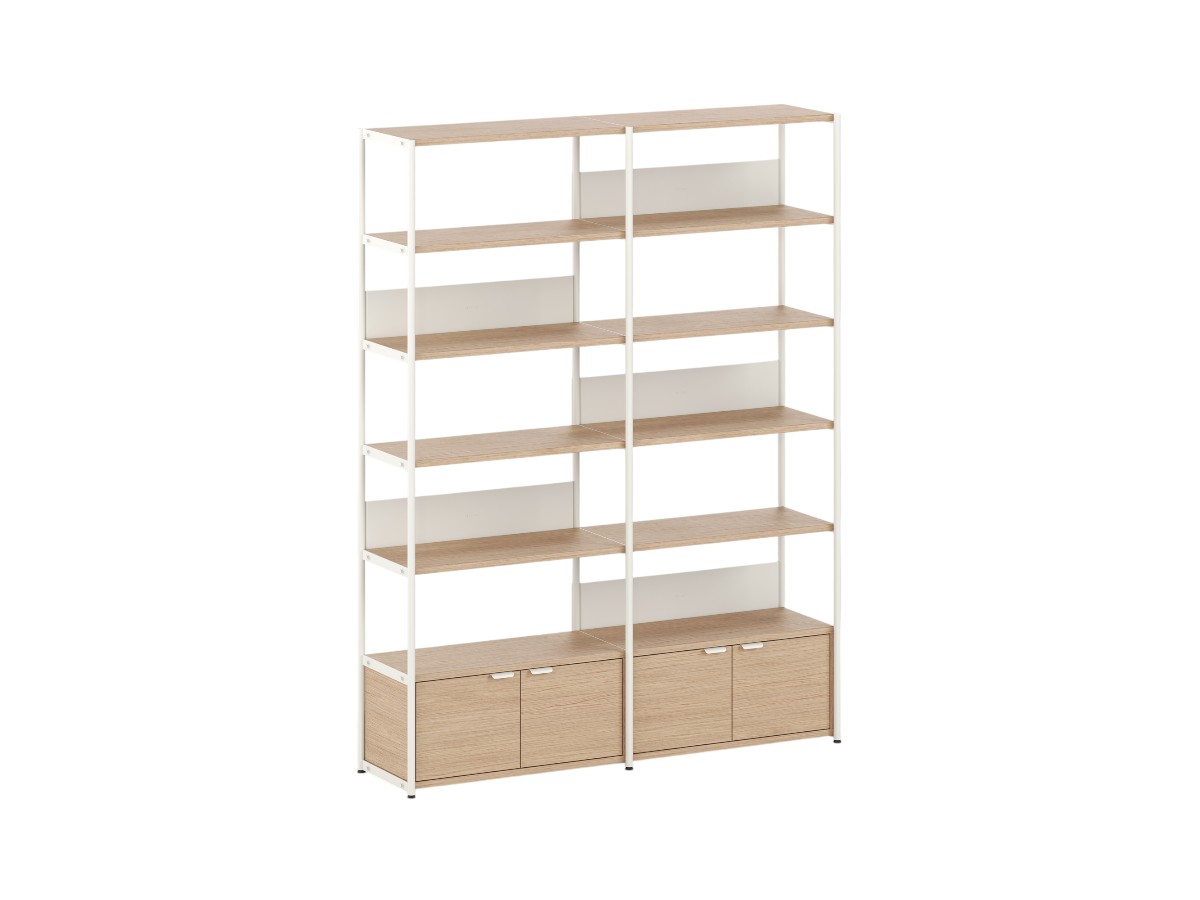 Tiptoe Unit Shelf L 164 Cm H 215 Cm With 2 Doors