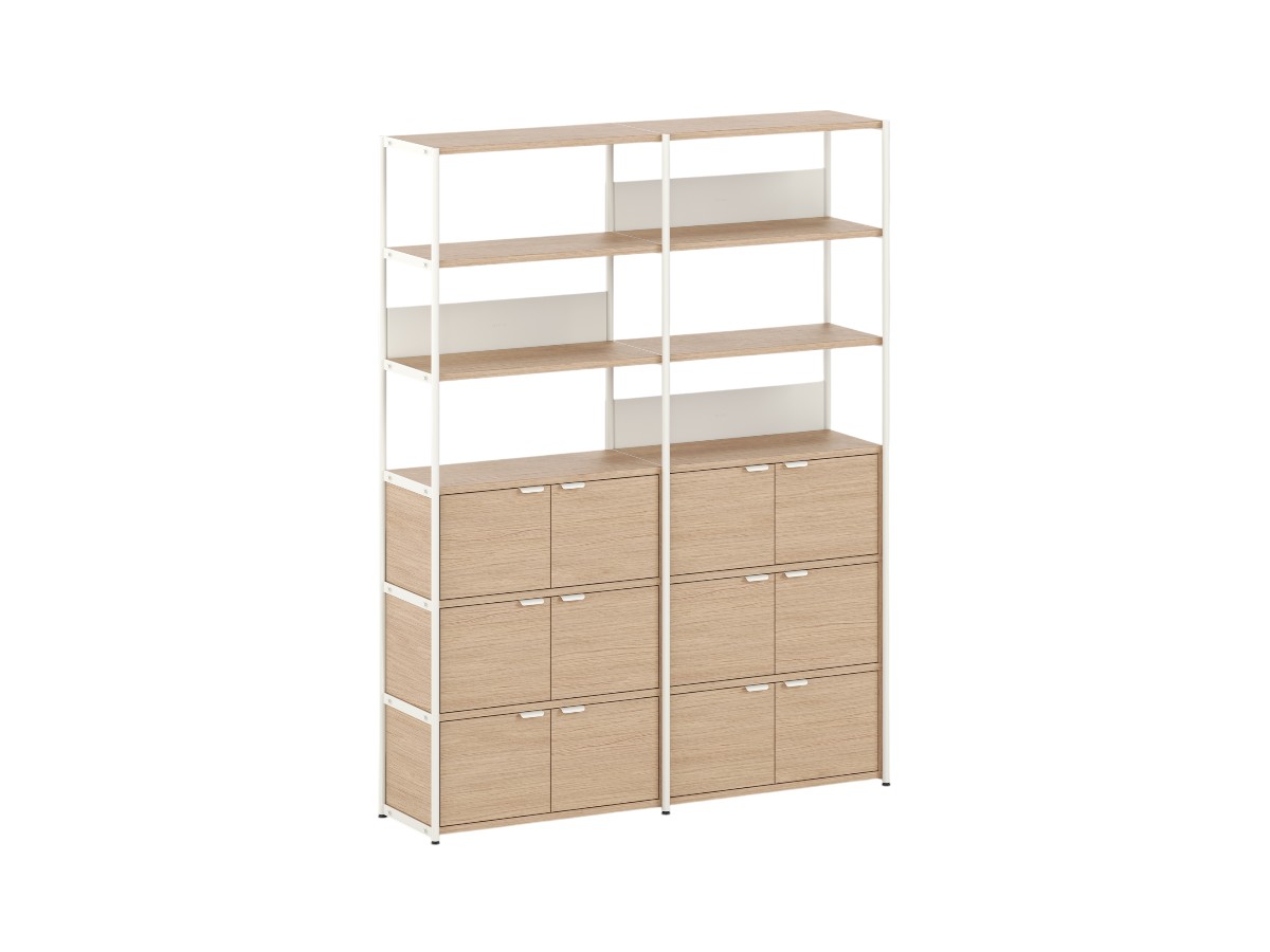 Tiptoe Unit Shelf L 164 Cm H 215 Cm With 6 Doors
