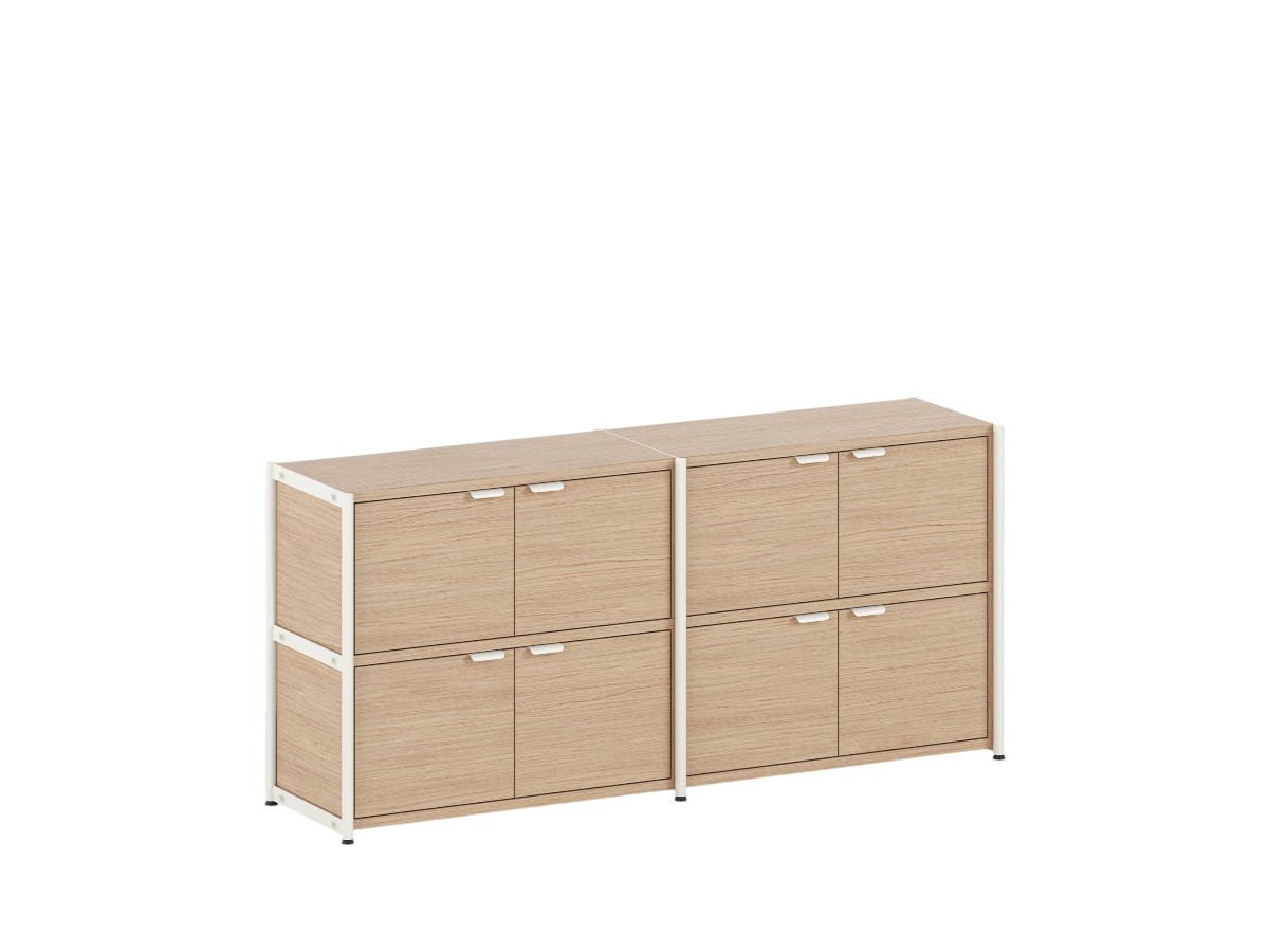 Tiptoe Unit Storage L 164 Cm H 75 Cm With 4 Doors