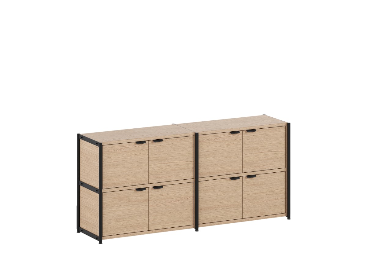 Tiptoe Unit Storage L 164 Cm H 75 Cm With 4 Doors