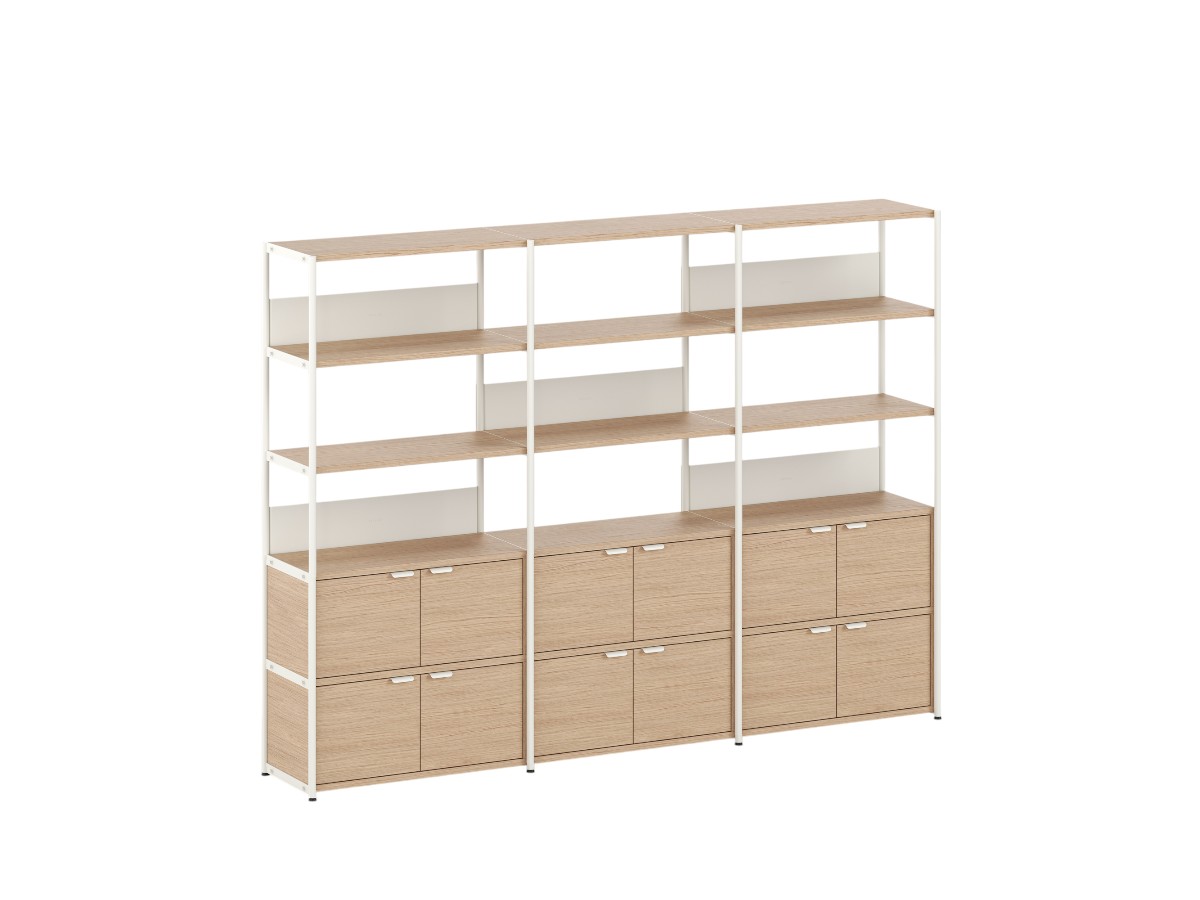 Tiptoe Unit Shelf L 244 Cm H 180 Cm With 6 Doors