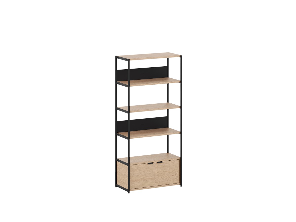 Tiptoe Unit Shelf L 84 Cm H 180 Cm With 1 Doors