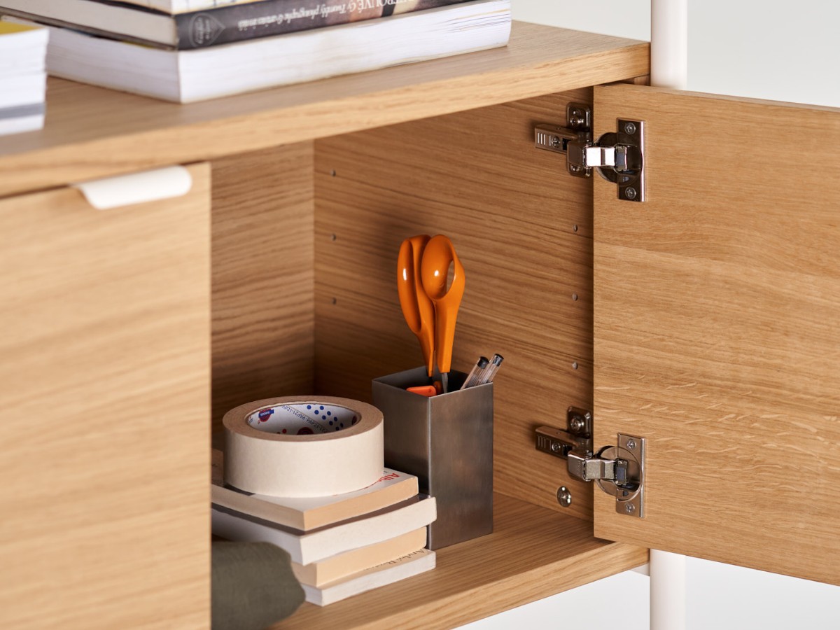 Tiptoe Unit Shelf L 84 Cm H 215 Cm With 1 Doors