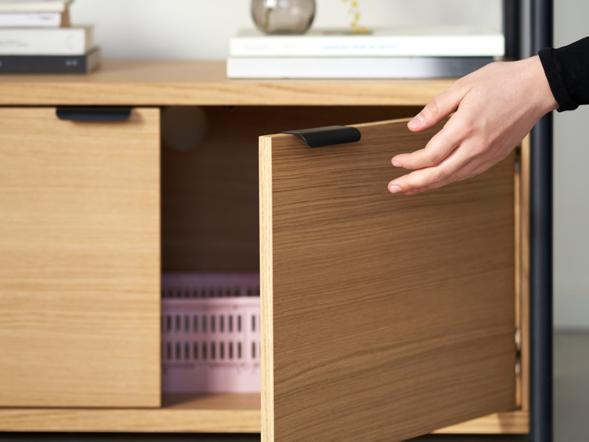 Tiptoe Unit Shelf L 84 Cm H 215 Cm With 3 Doors