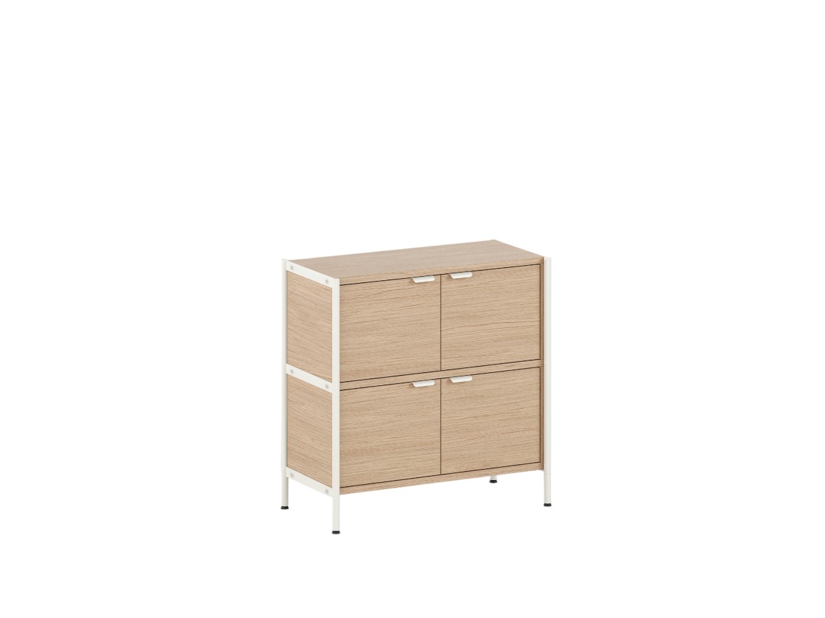 Tiptoe Unit Shelf L 84 Cm H 85 Cm With 2 Doors