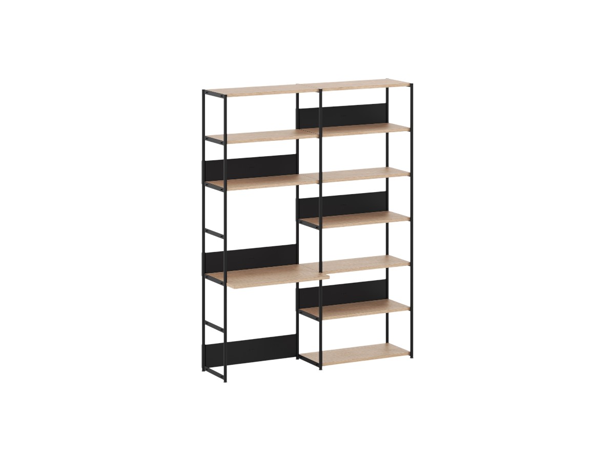 Tiptoe Unit Desk Shelf L 164 Cm H 215 Cm