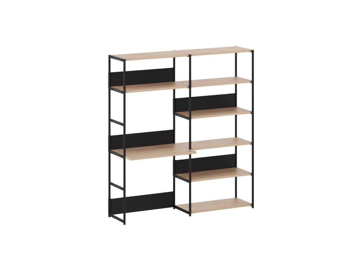 Tiptoe Unit Desk Shelf L 164 Cm H 180 Cm