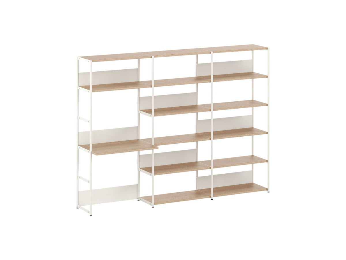 Tiptoe Unit Desk Shelf L 244 Cm H 180 Cm