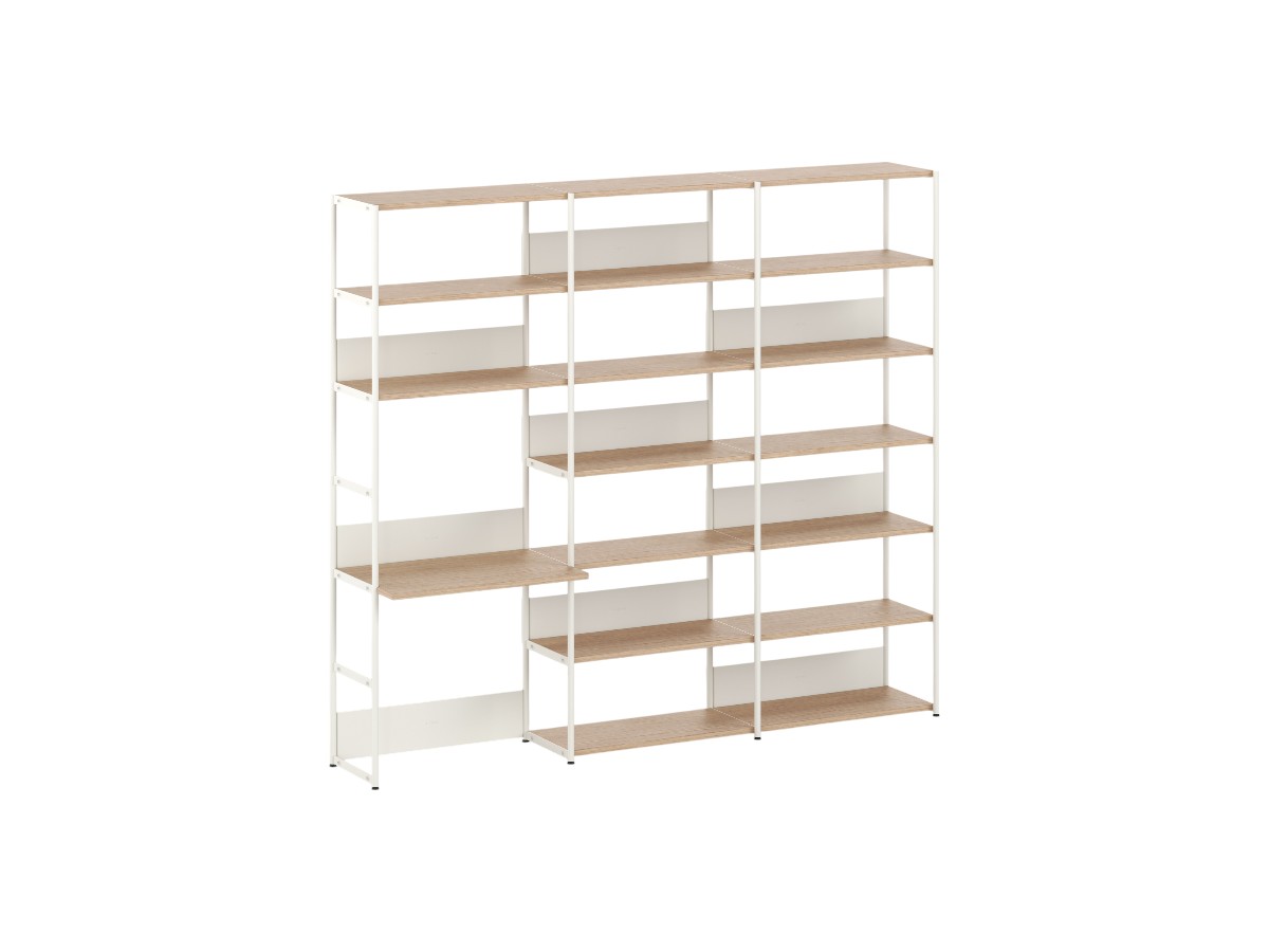 Tiptoe Unit Desk Shelf L 244 Cm H 215 Cm