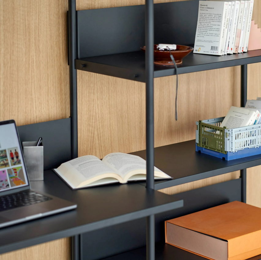 Tiptoe Unit Desk Shelf L 164 Cm H 215 Cm