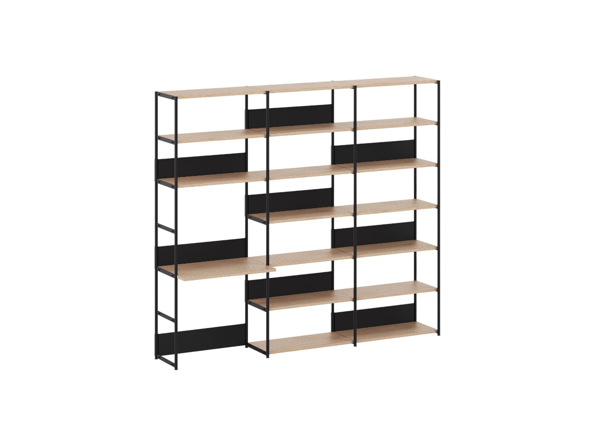 Tiptoe Unit Desk Shelf L 244 Cm H 215 Cm