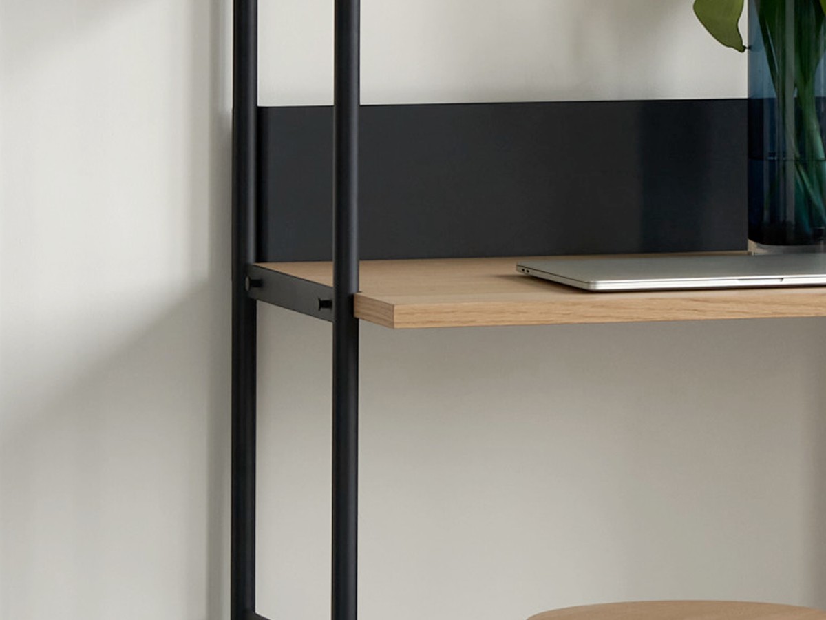 Tiptoe Unit Desk Shelf L 164 Cm H 180 Cm With 3 Doors 1 Drawer