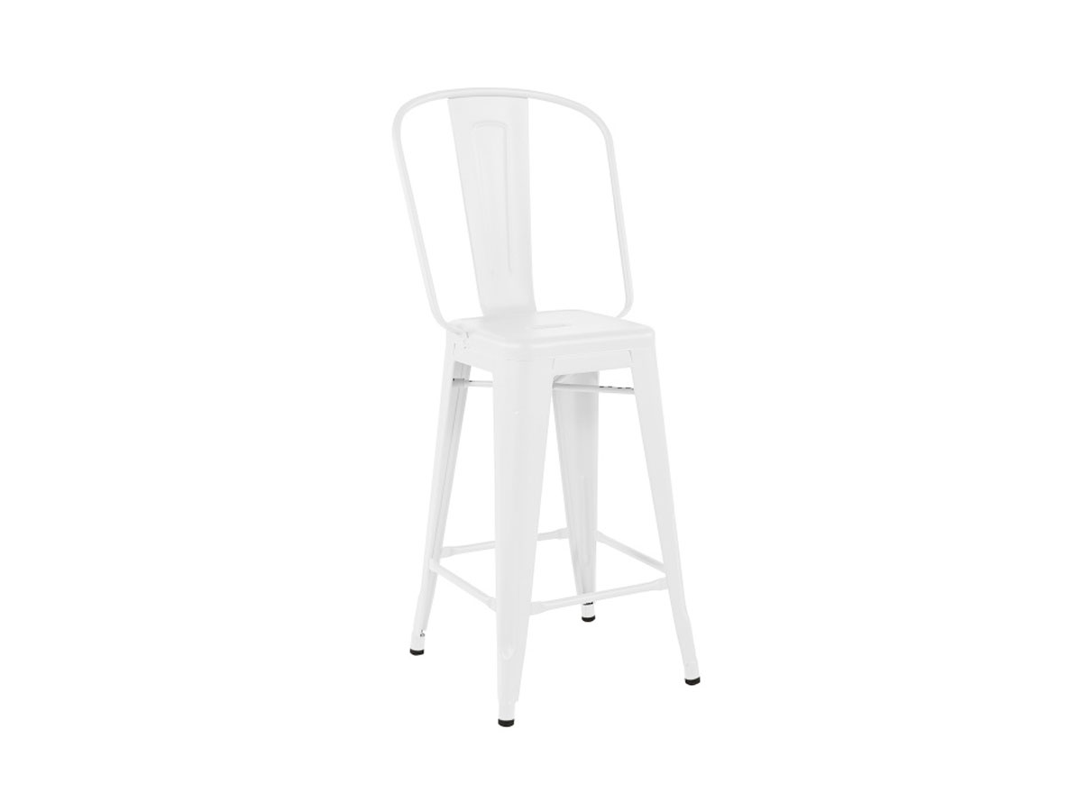 Табурет Tolix Tabouret, H 70 высокая спинка 9003