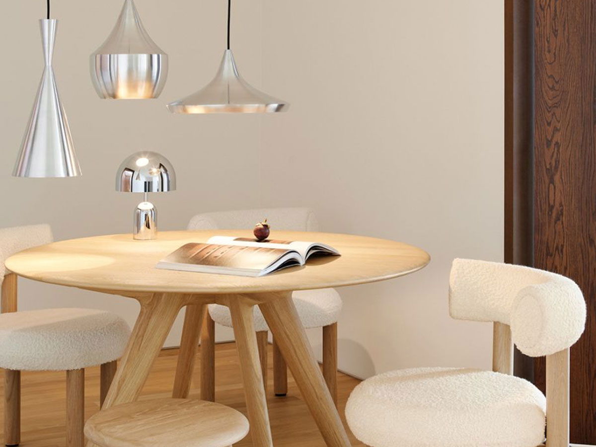 Tom Dixon Beat Shade Stout Unbeaten Aluminum Led Suspension Lamp