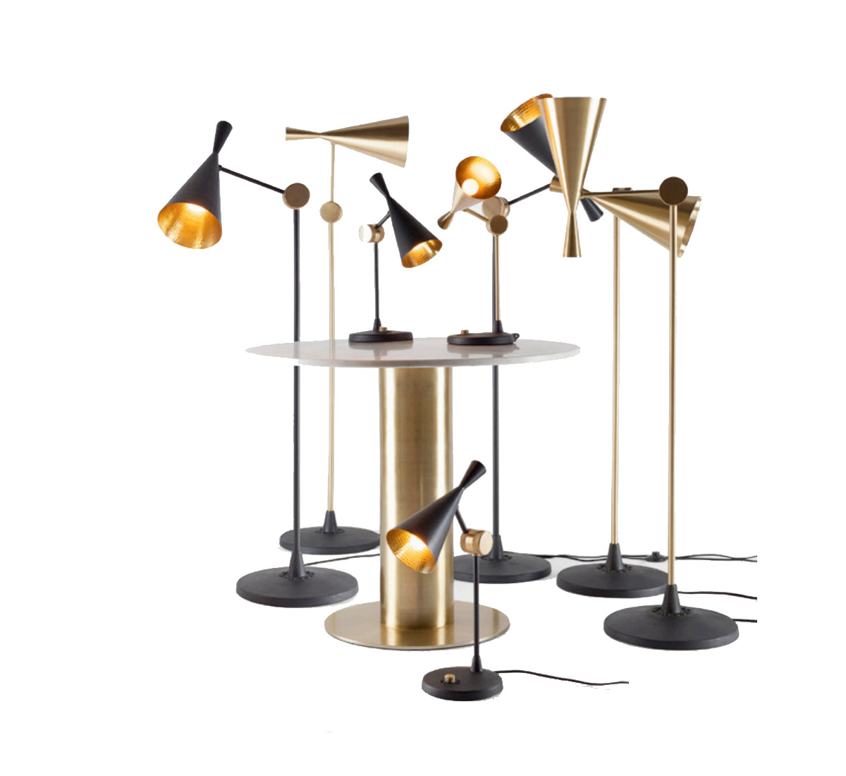 Tom Dixon Beat Floor Black Floor Lamp
