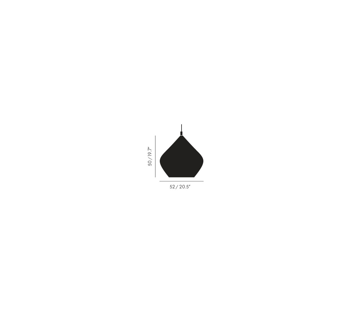 Tom Dixon Beat Light Stout White Suspension Lamp
