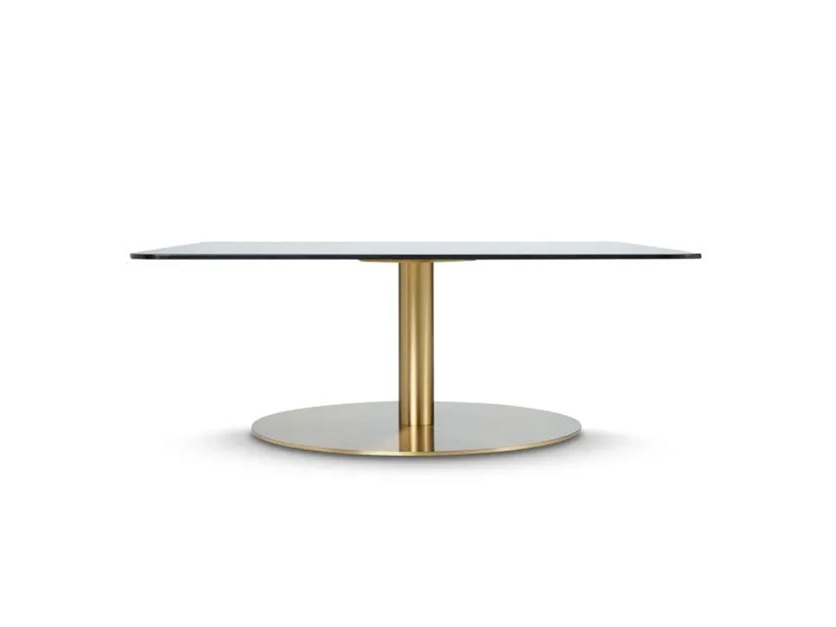 Tom Dixon Flash Table Square Brass