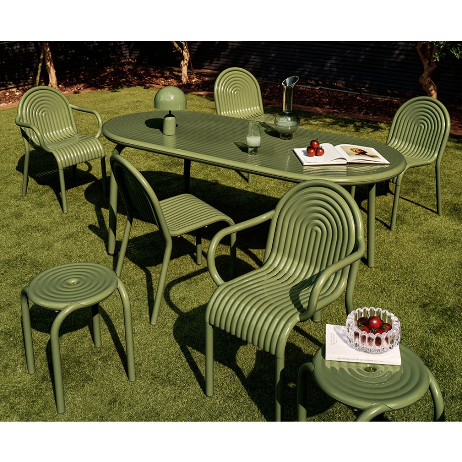 Tom Dixon Groove Obround Table