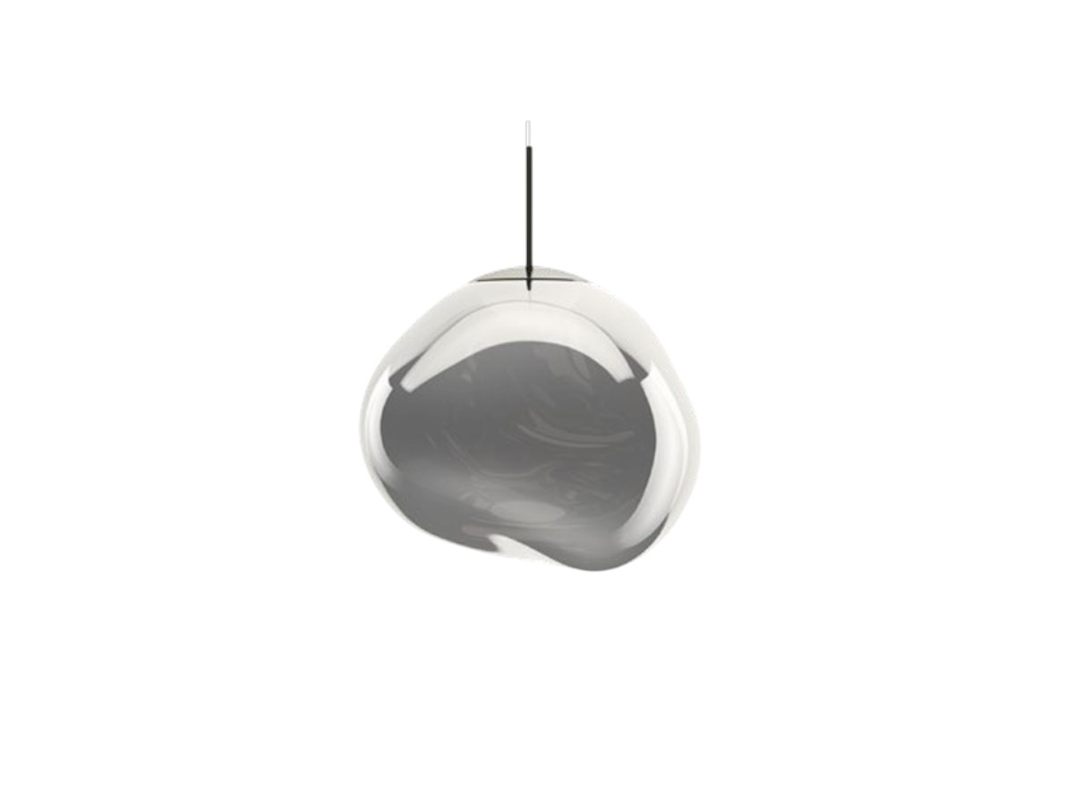 Tom Dixon Melt Suspension Lamp Nickel Large