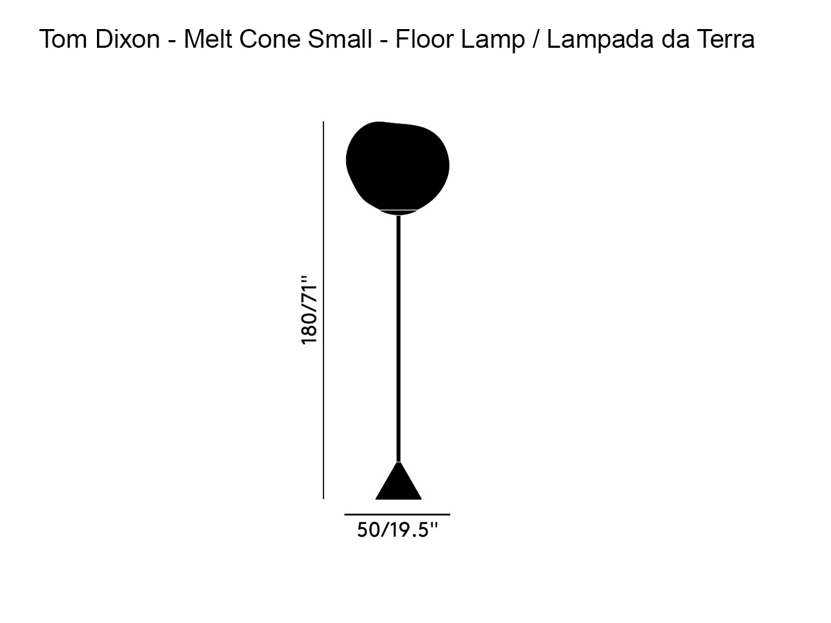 Tom Dixon Melt Cone Slim Floor Lamp